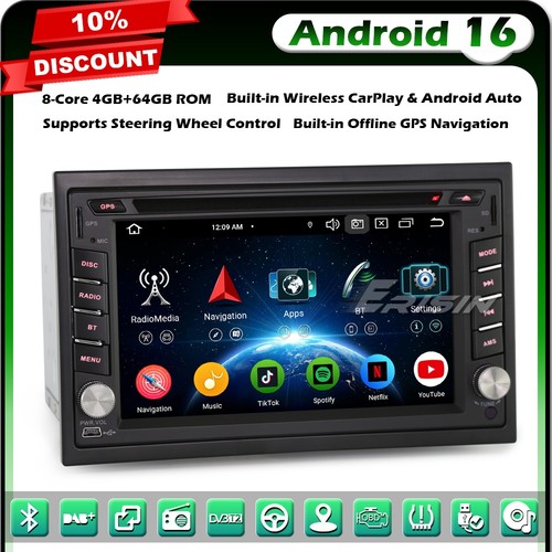 64go android 2din dvd - 16,