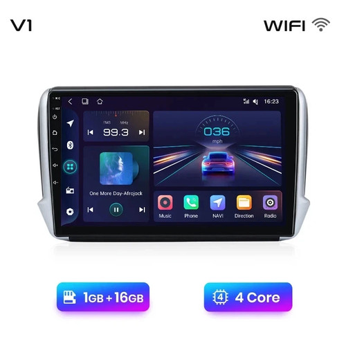 Autoradio pour peugeot - v1,