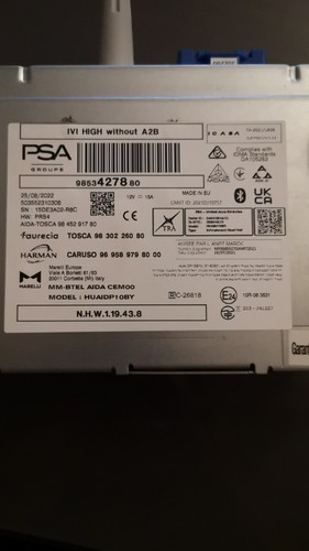 Auto radio gps - auto-radio, psa